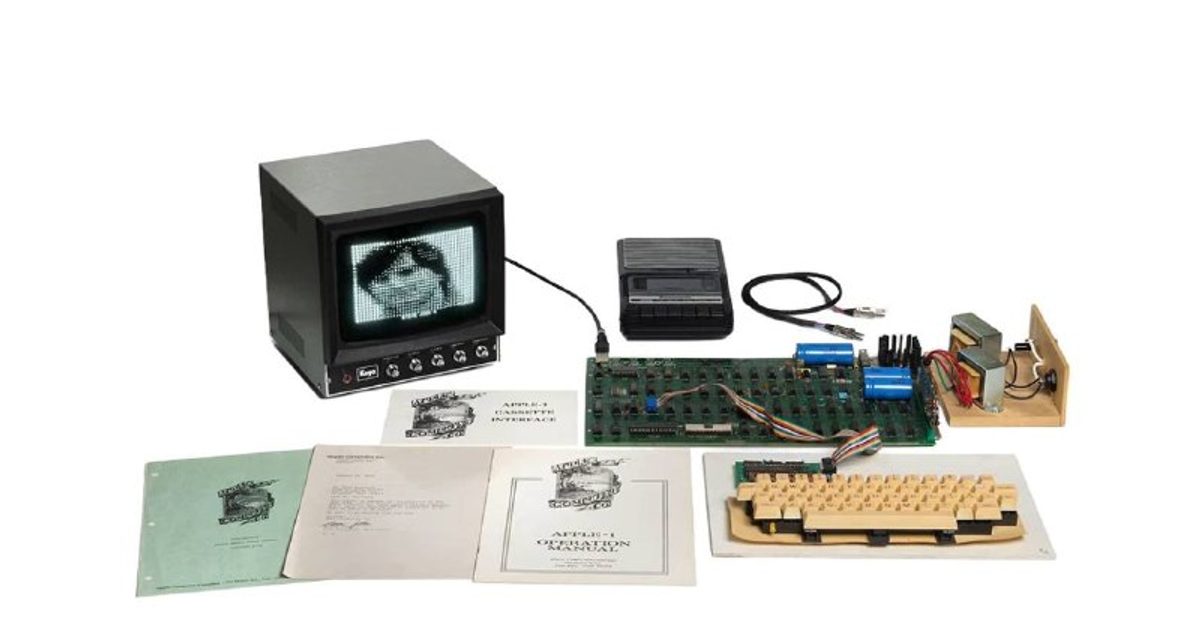 Рабочий Apple-1 с письмом Стива Джобса выставят на торги Bonhams